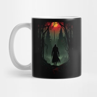 Sunset Monster Hunter II - Silhouette - Witcher Mug